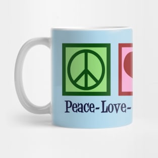 Peace Love Court Reporting Mug